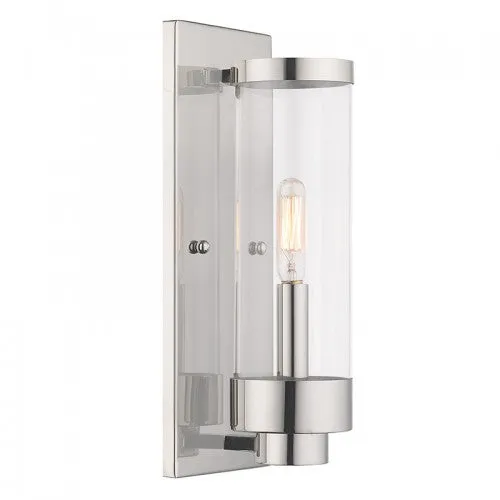 1 Lt Polished Chrome ADA Wall Lantern