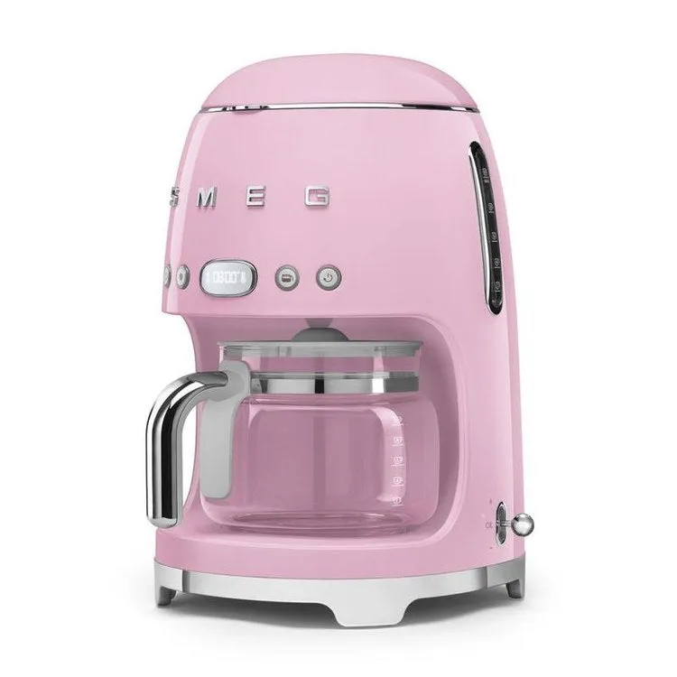 10-Cup Drip Filter Coffee Machine - Pink