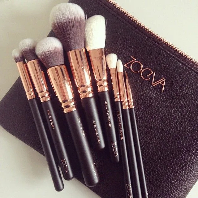 15pcs Zoeva Brushes All Makeup Brushes with Pouch