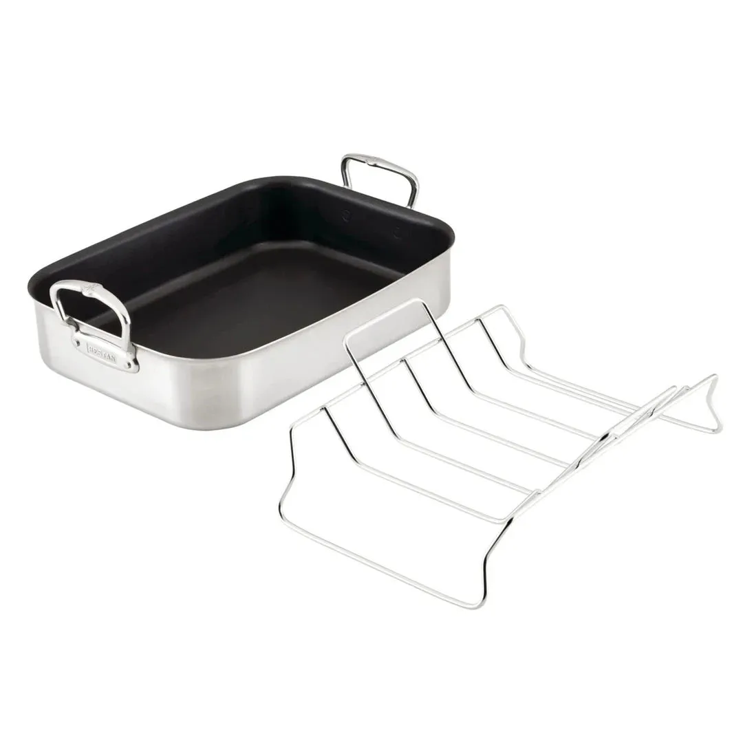 16.5-inch Classic Clad Nonstick Roaster with Rack