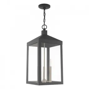 3 Lt Scandinavian Gray Pendant Lantern