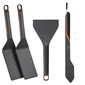 4 Piece Black Nylon Griddle Tool Set 8202