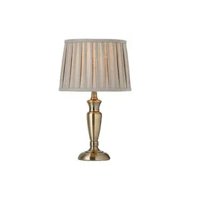 60 Watt Oslo table lamp - antique brass