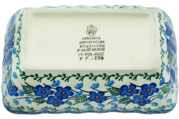 6" Mini loaf pan - Blue Blossom