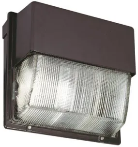 Acuity Brands Die-Cast Metal Halide Wall Pack With Lamp Super Cwa Pulse Start Multi-Tap Ballast 175 Watts Dark Bronze