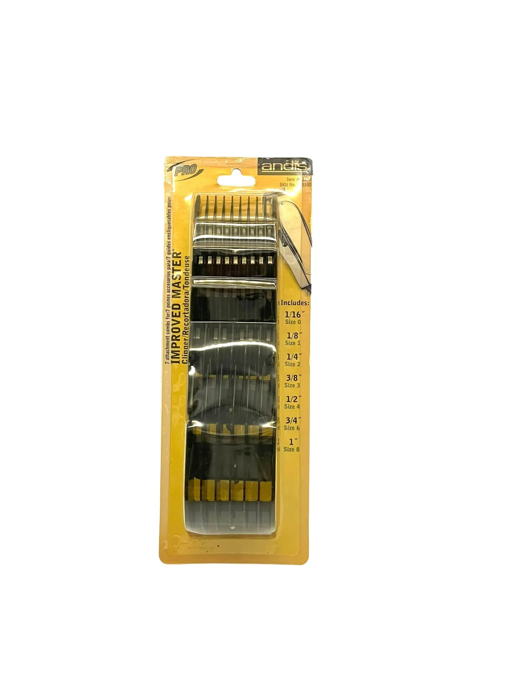 Andis Detachable Clipper Combs Set #01380