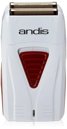 Andis Professional Profoil Lithium Titanium Shaver, White-Red