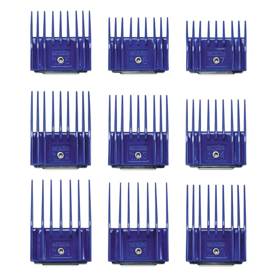 Andis Small Comb Attachment Set 9 Piece^^^