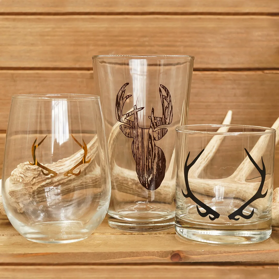 Antler Pint Glass