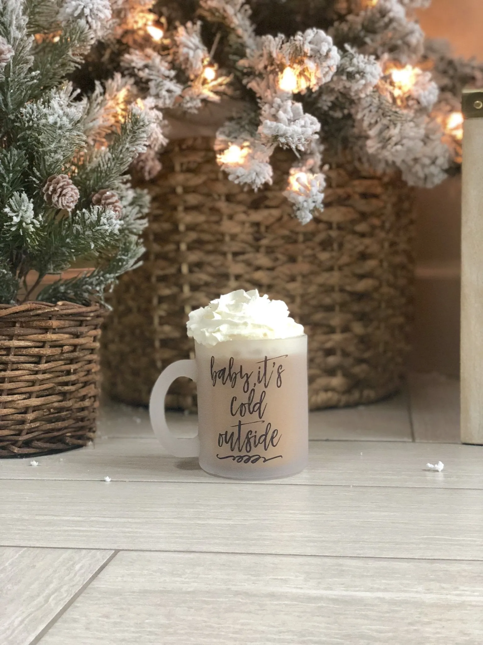 Baby, It's Cold Outside Frosted Mug