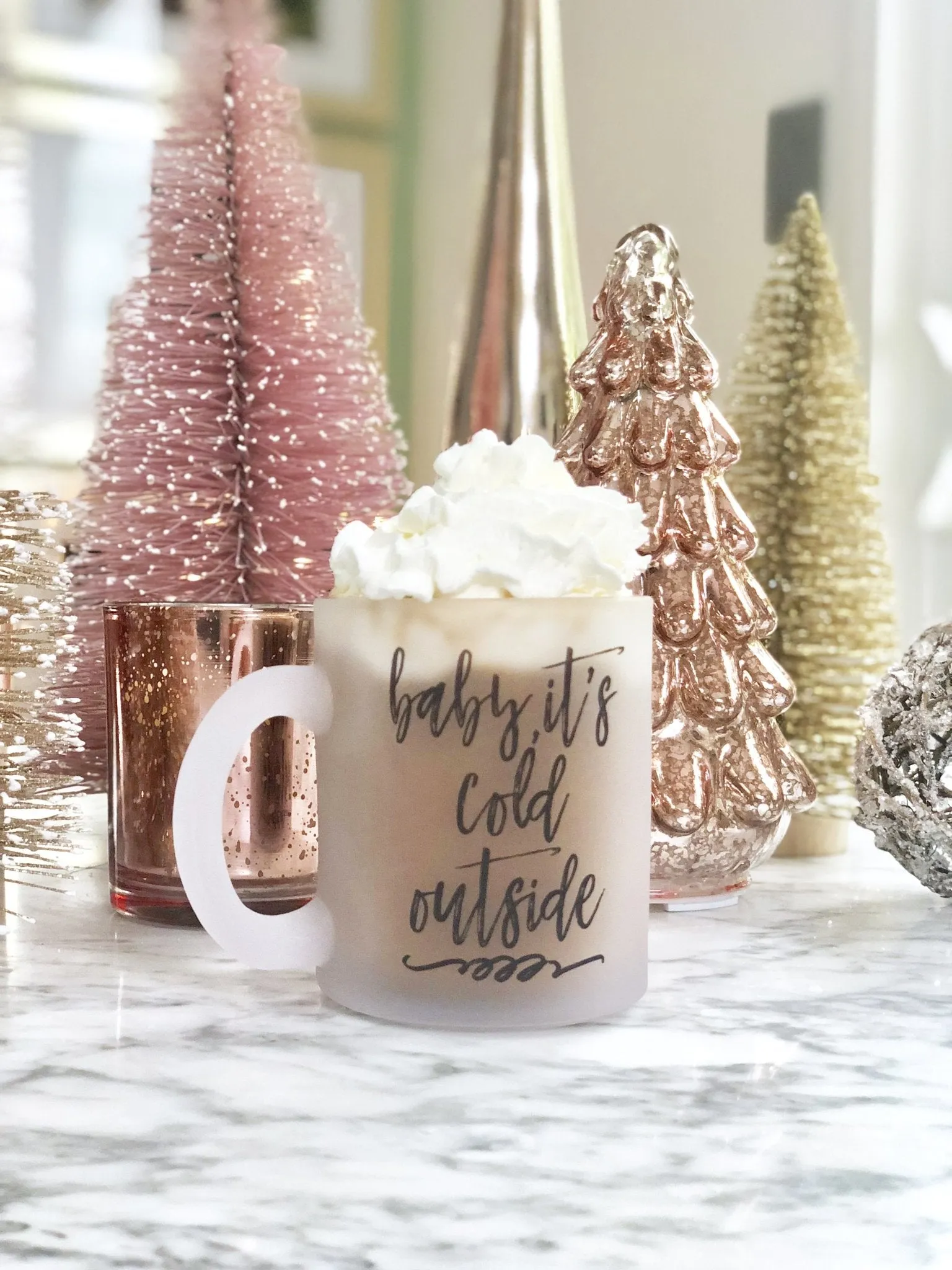 Baby, It's Cold Outside Frosted Mug