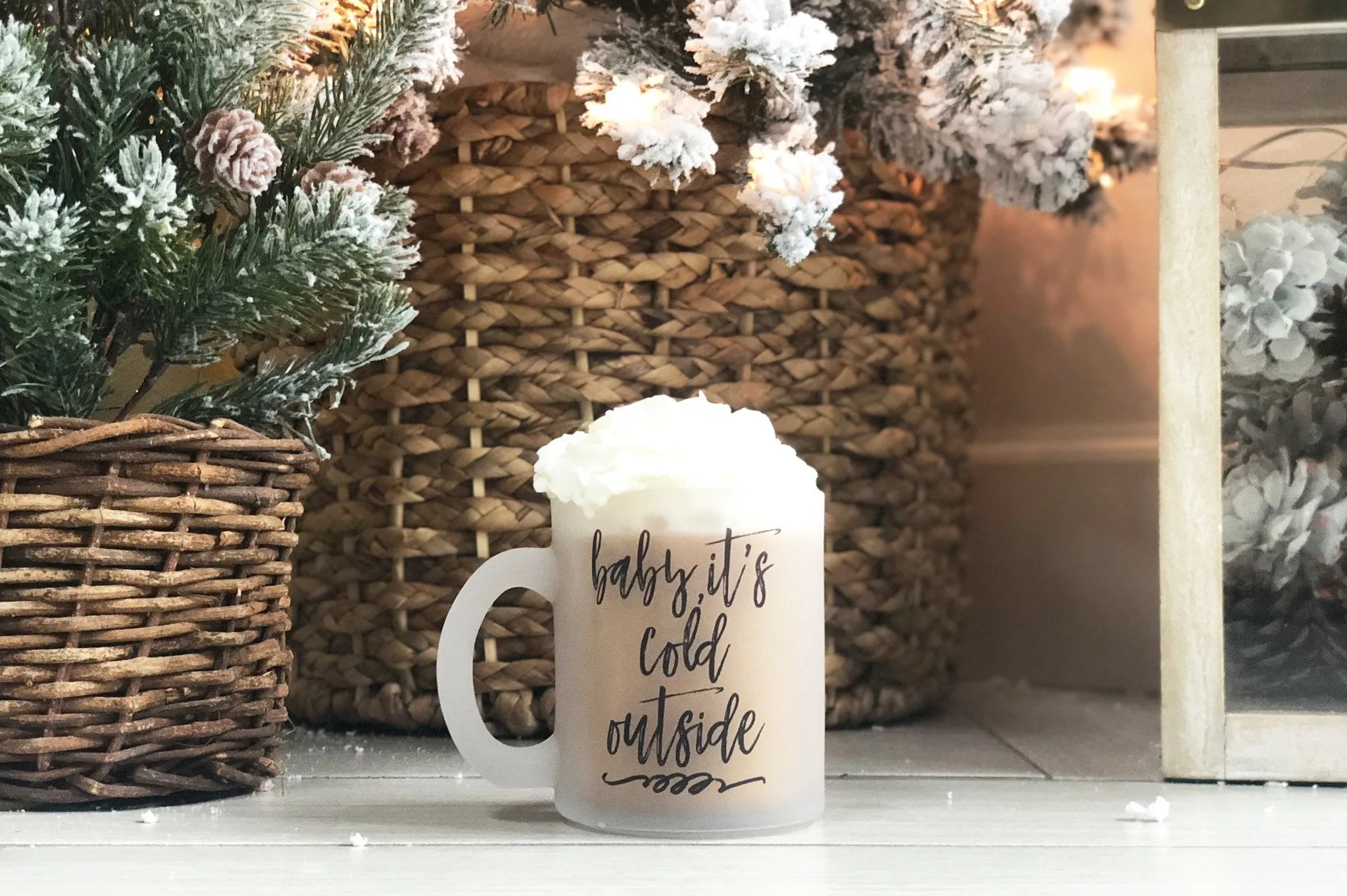 Baby, It's Cold Outside Frosted Mug