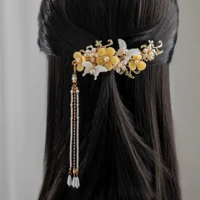 Back Hair Pin: Golden Glow