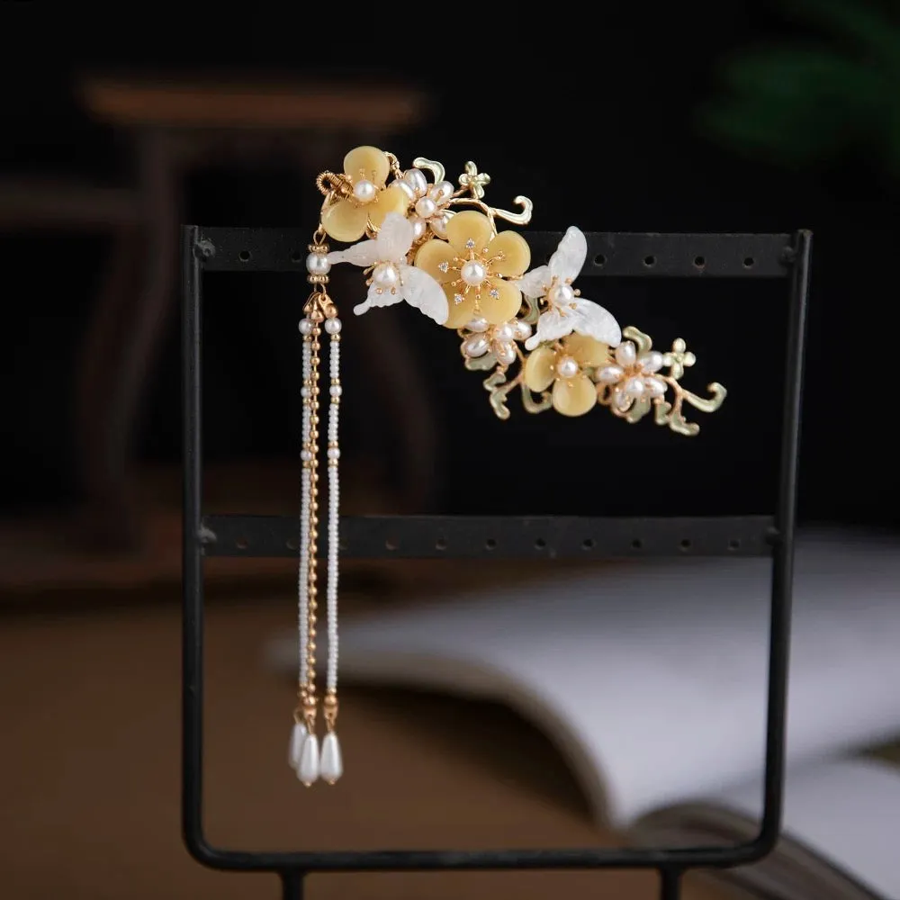 Back Hair Pin: Golden Glow