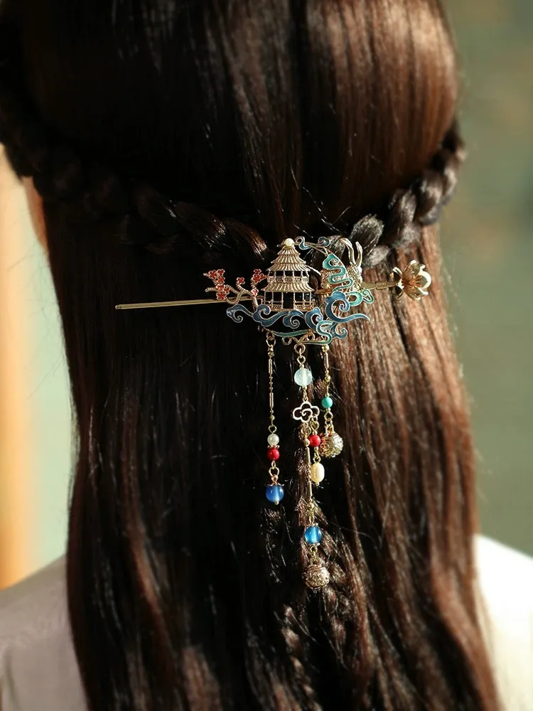 Back Hair Pin: Pavilion