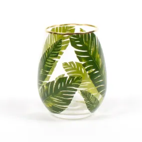 Banana Leaf Stemless Wine Glass