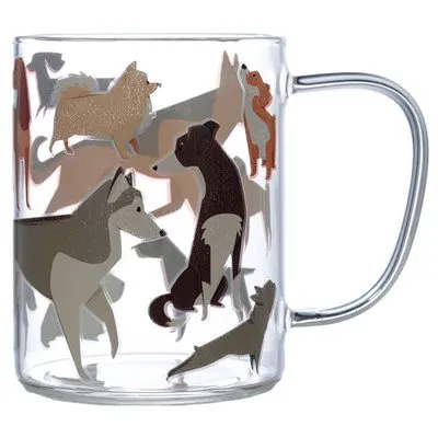 Barks Dog Glass Mug