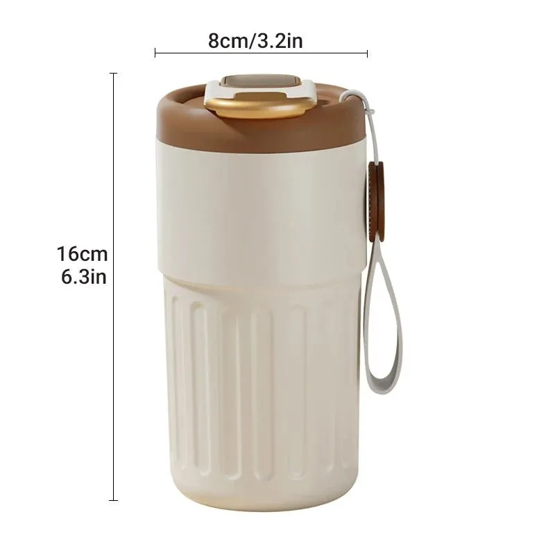 Best insulated Coffee Mug-Portable keeps Cold And Heat LED Temperature