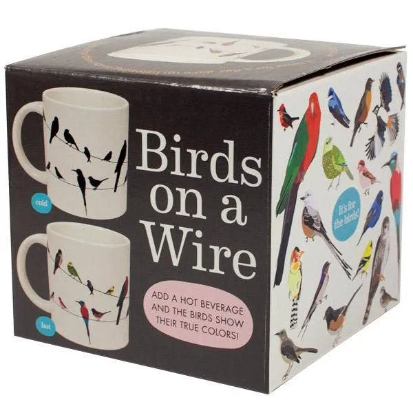 Birds on a Wire Heat-Changing Coffee Mug