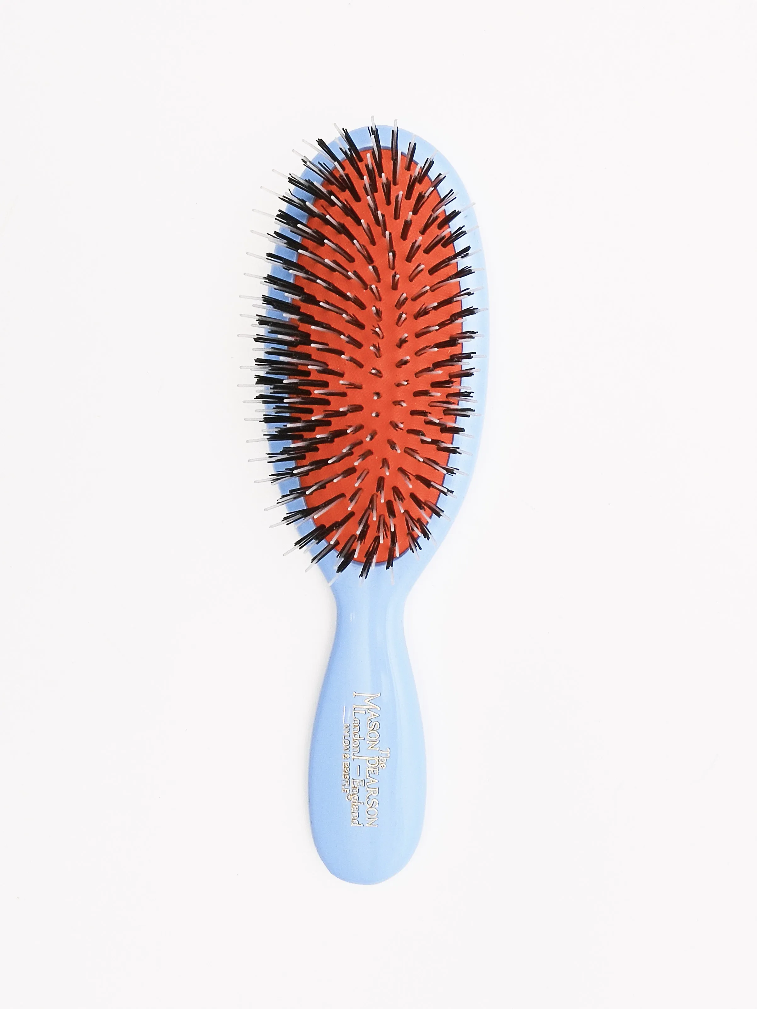 Blue Pocket Bristle & Nylon Hair Brush