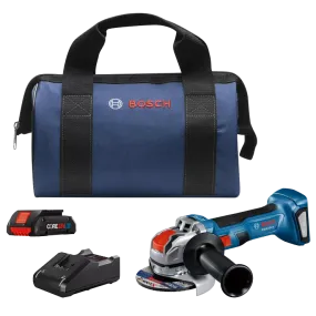 BOSCH 18V X-LOCK 4-1/2" Angle Grinder Kit