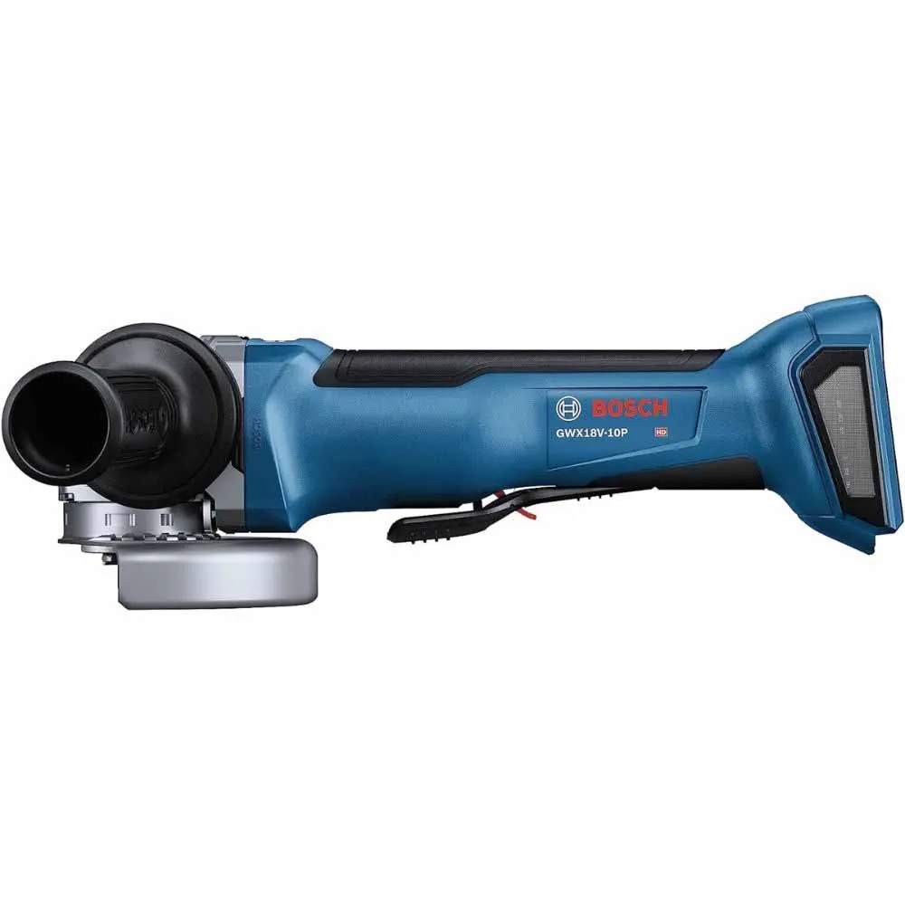 Bosch GWX18V-10PN 18V 4-1/2" - 5" X-LOCK Paddle Switch Angle Grinder (Bare Tool)