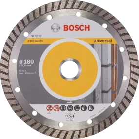 Bosch Professional | Cutting Disc Std for Univ. Turbo 180X22,23X2,5X10mm Continuous Rim