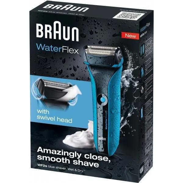 Braun WF2S (Blue) - Wet and Dry Electric Shaver