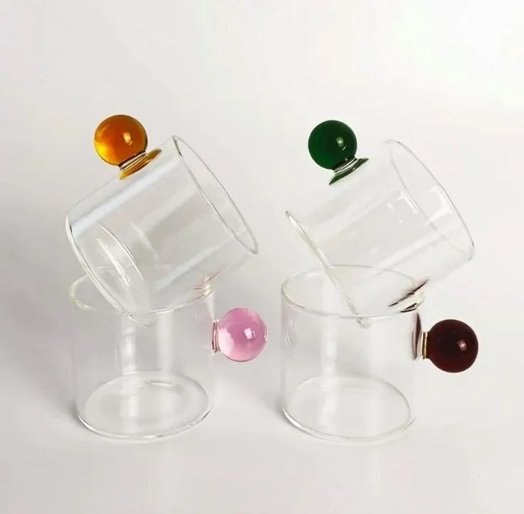 Bubble Glass Espresso Cups