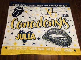 Camp Canadensis Custom Fleece Blanket