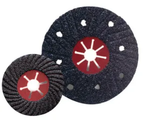 CGW Abrasives Semi-Flex Sanding Disc, Aluminum Oxide, 4-1/2 in dia, 24 Grit, 35831