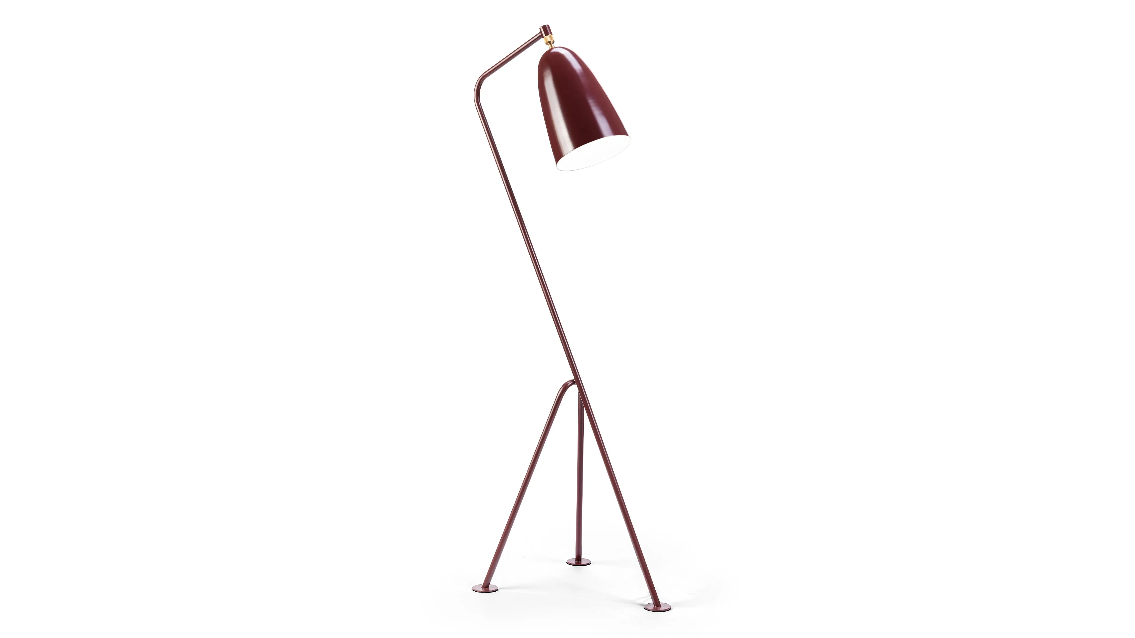 Cicada - Cicada Floor Lamp, Burgundy