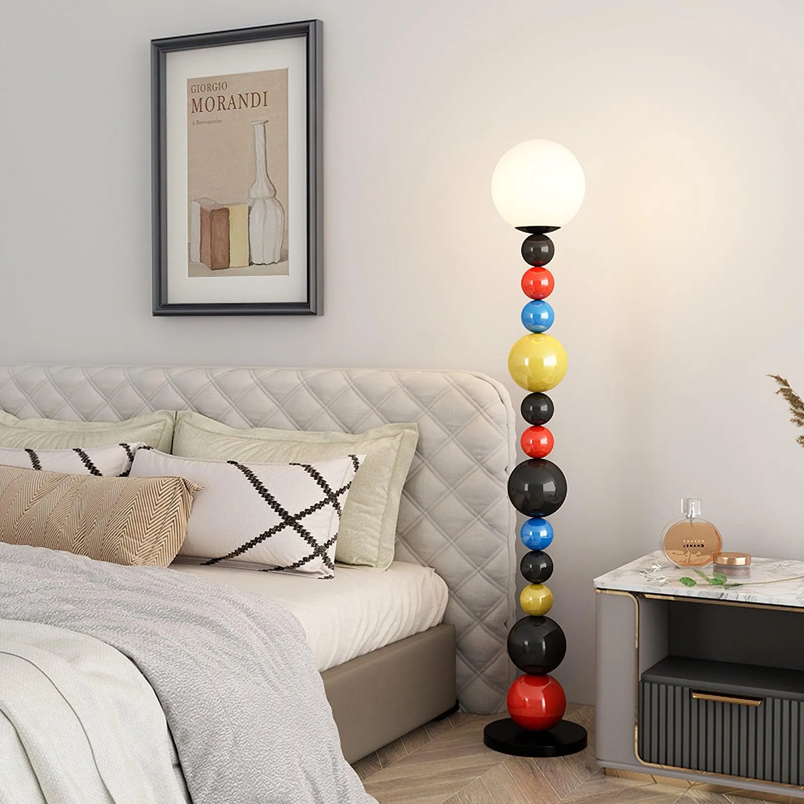 Colorful Round Ball Floor Lamp