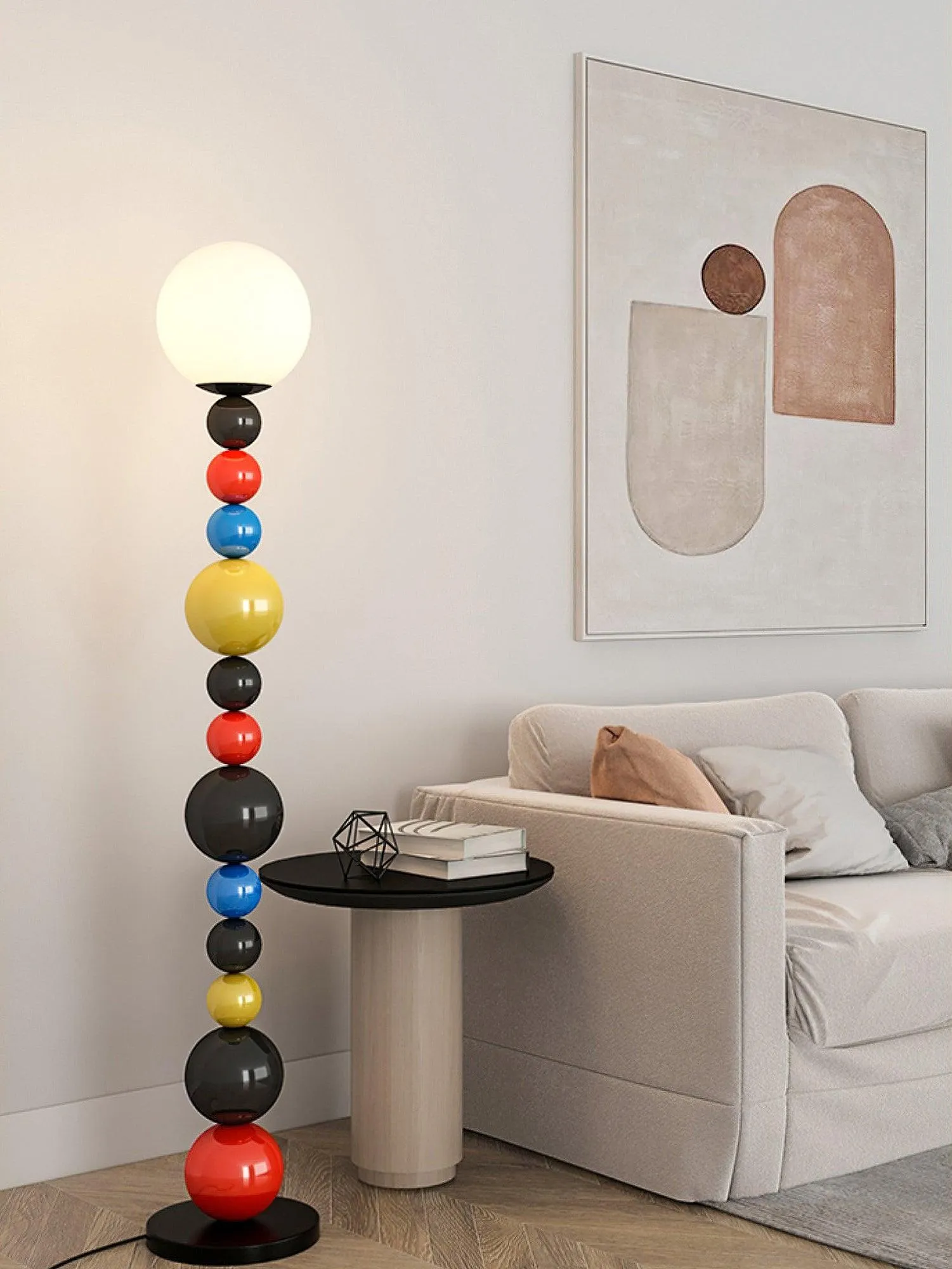 Colorful Round Ball Floor Lamp