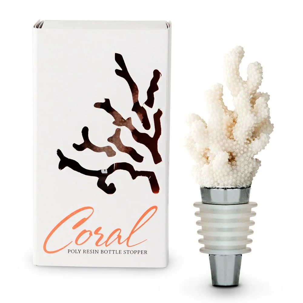 CORAL BOTTLE STOPPER