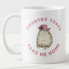 Country Toads Take Me Home Mug