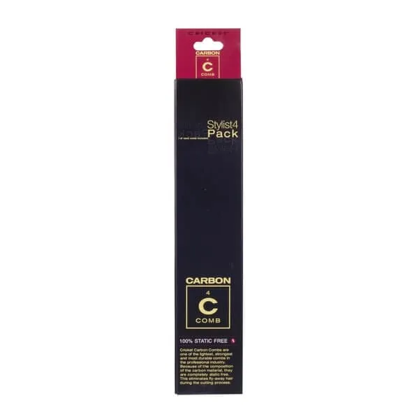 Cricket Carbon Comb Stylist 4 Pack