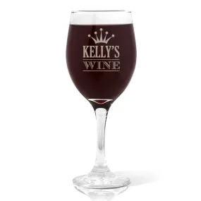 Crown Design Wine 410ml Glass