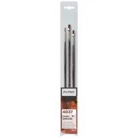 Da Vinci Colineo Oil And Acrylic Brush Set With 3 Brushes