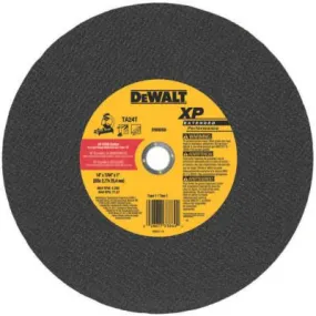 DeWalt® Extended Performance Metal Chop Saw Wheels, 14", 1" Arbor, TA24T Grit, 4,300 rpm, DW8059