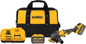 DeWALT FLEXVOLT DCG418X2 Brushless Grinder with Kickback Brake Kit, Battery Included, 60 V, 9 Ah, 5/8-11 Spindle :EA: QUANTITY: 1