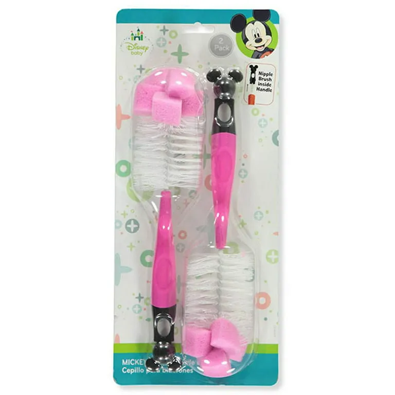 Disney Mickey Mouse 2-Pack Bottle Brushes