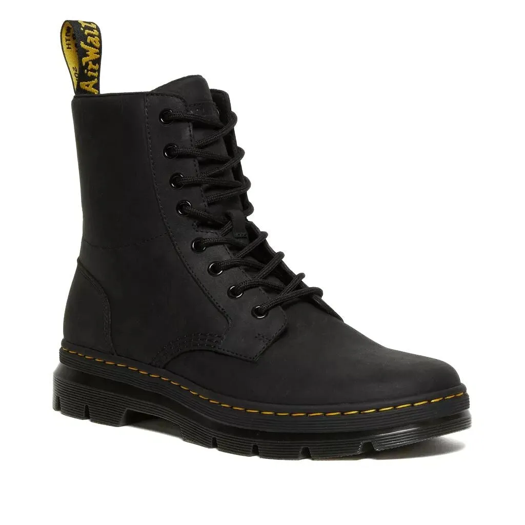 Dr Martens Combs Leather Black Wyoming