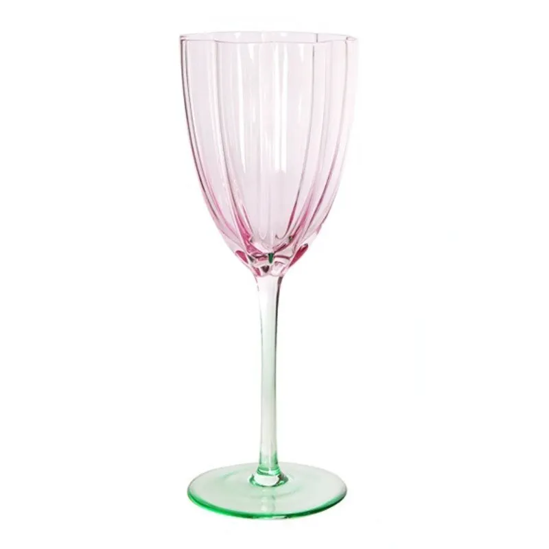 Elegant Art Red Wine Champagne Glass