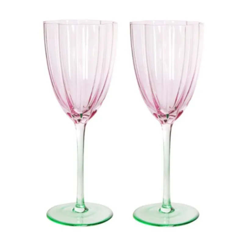 Elegant Art Red Wine Champagne Glass