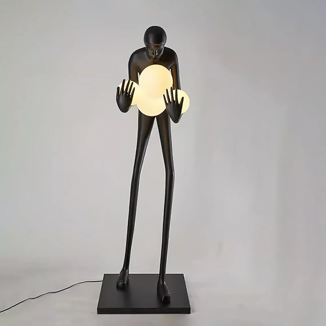 Embrace of Light Sculpture Floor Lamp