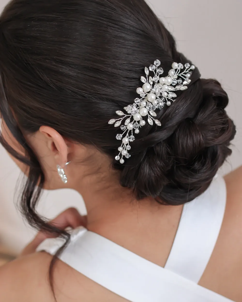 Emmy Floral Comb