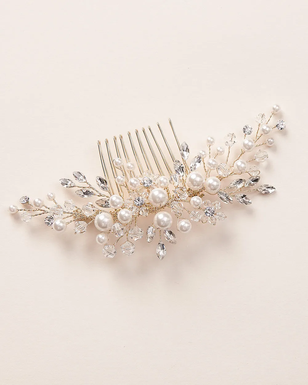 Emmy Floral Comb