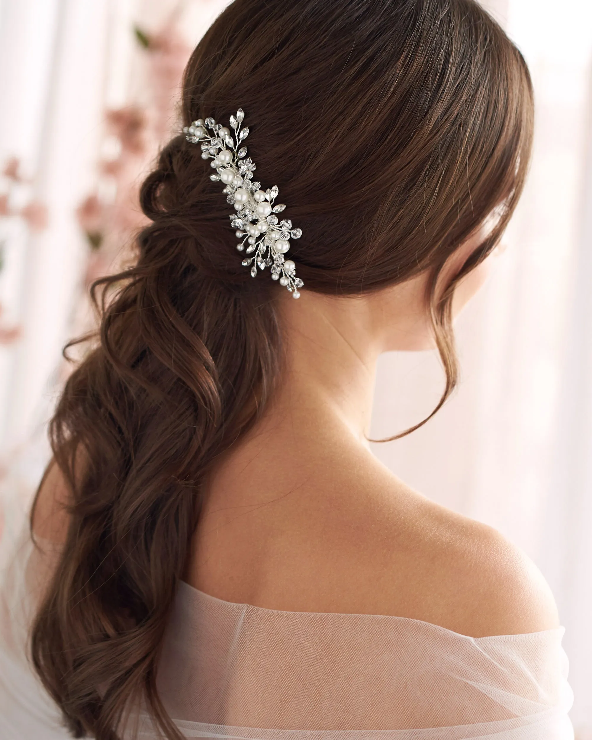 Emmy Floral Comb