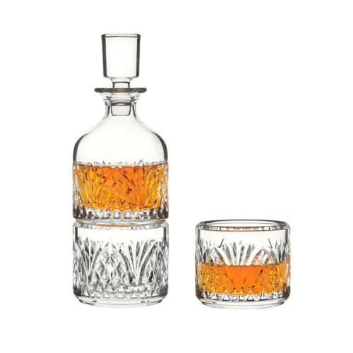 Ensemble de 2 verres et carafe à whisky Ashford